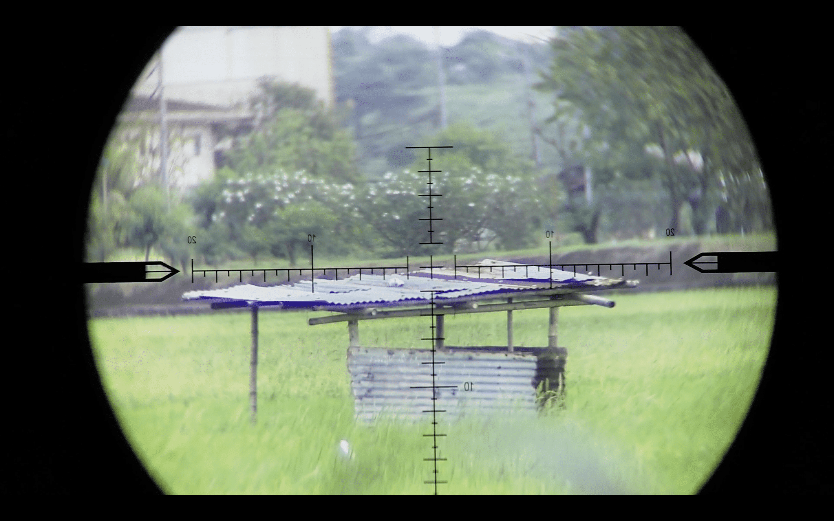 NIGHTFORCE SHV 5-20x56 reticle view