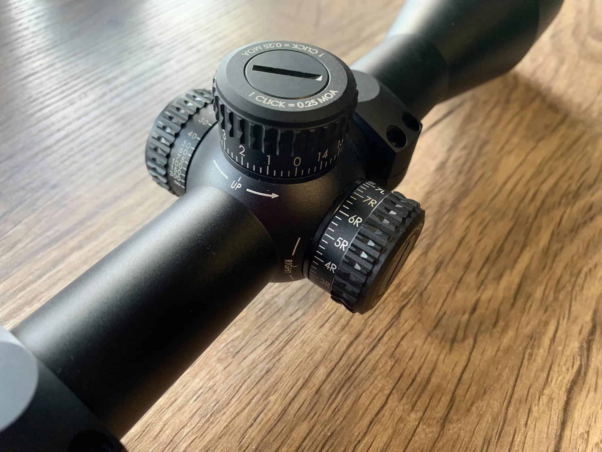 Vortex Diamondback 6-24x50 adjusments knobs