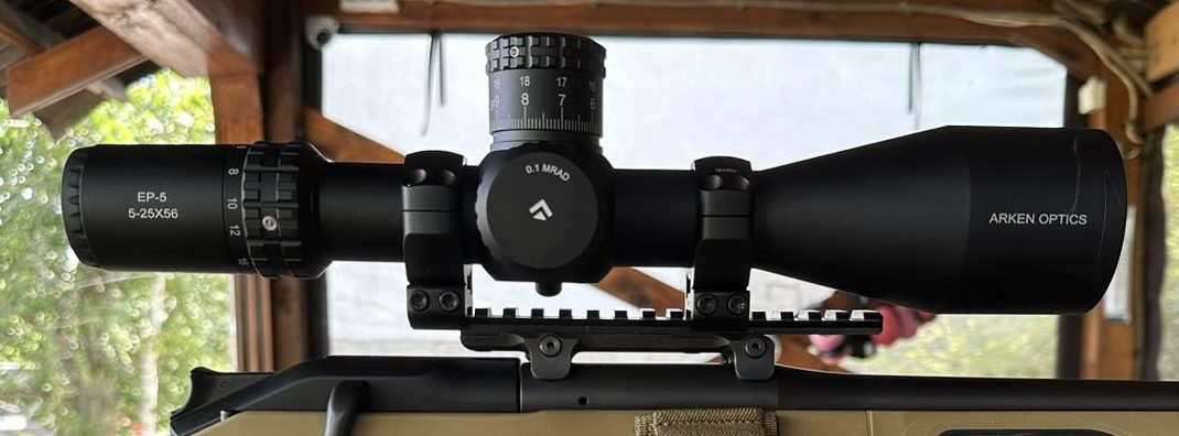 Arken Optics EP5 5-25X56 FFP side view